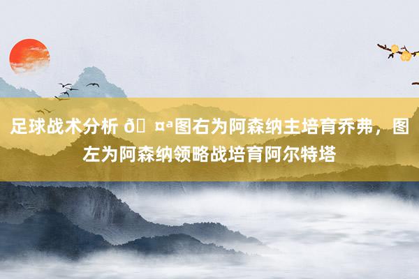 足球战术分析 🤪图右为阿森纳主培育乔弗，图左为阿森纳领略战培育阿尔特塔